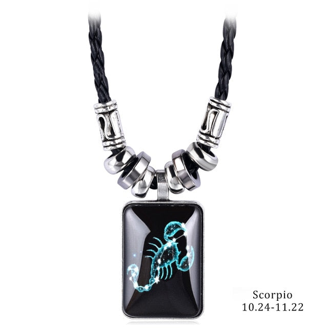 Zodiac Astrology Sign Horoscope Animal Necklace