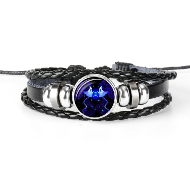12 Constellation Zodiac Sign Bracelets