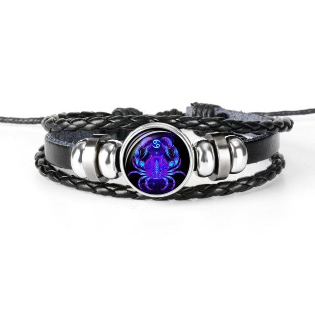 12 Constellation Zodiac Sign Bracelets