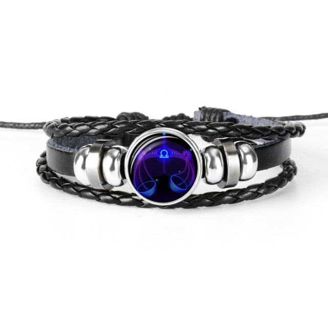 12 Constellation Zodiac Sign Bracelets