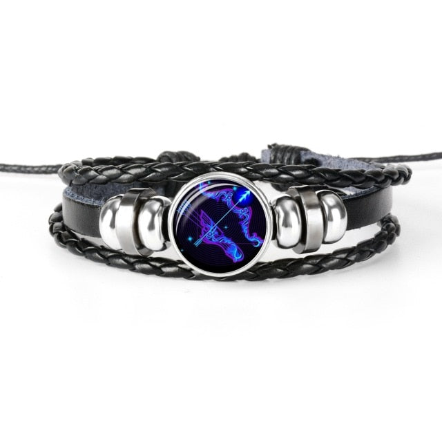 12 Constellation Zodiac Sign Bracelets
