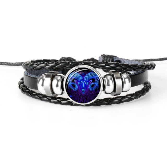 12 Constellation Zodiac Sign Bracelets
