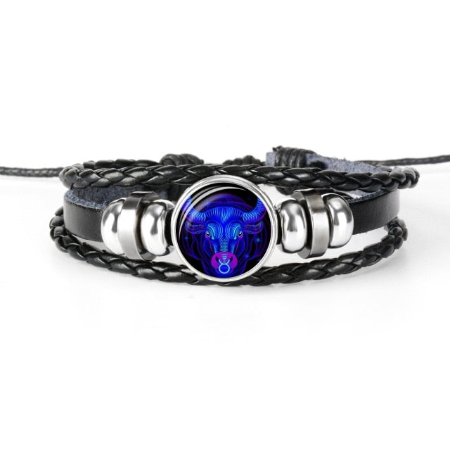 12 Constellation Zodiac Sign Bracelets