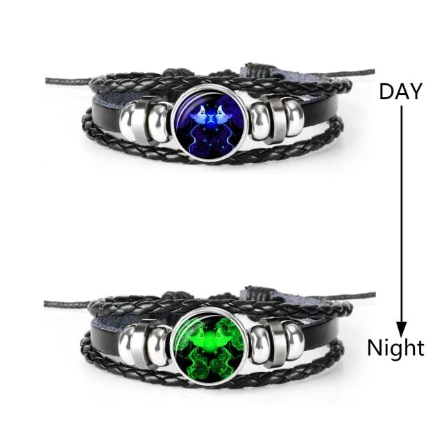 12 Constellation Zodiac Sign Bracelets