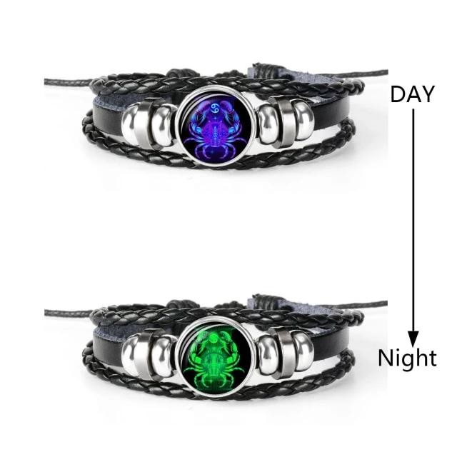 12 Constellation Zodiac Sign Bracelets