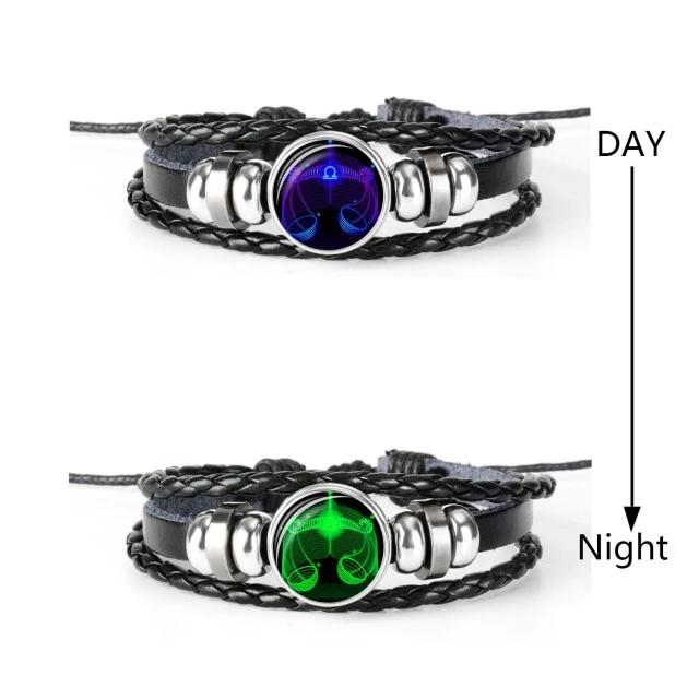 12 Constellation Zodiac Sign Bracelets
