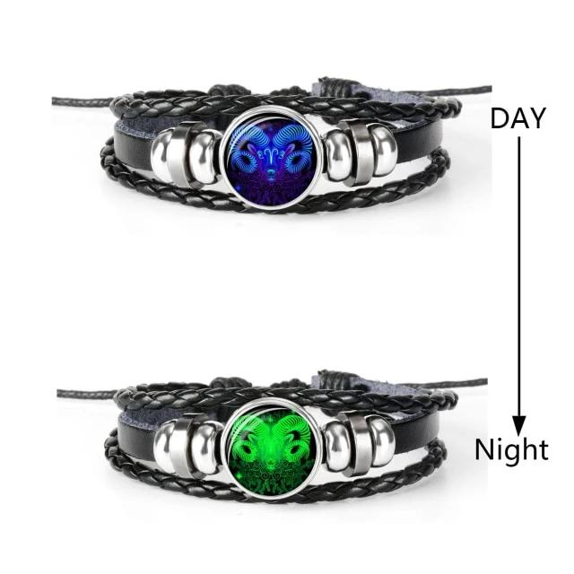 12 Constellation Zodiac Sign Bracelets
